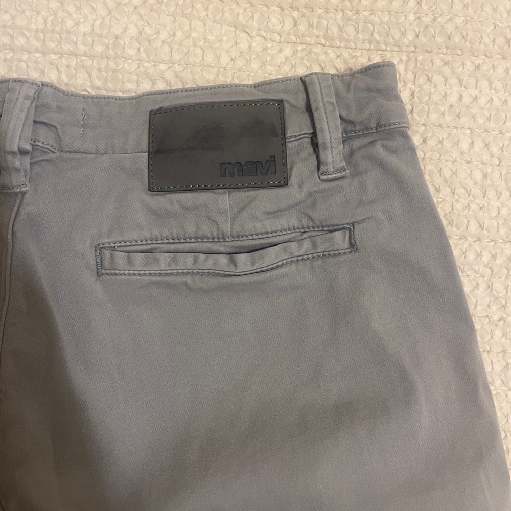 MAVI Jeans men’s Casual Chino Shorts in Light Gray cotton blend size 34 - Picture 5 of 8
